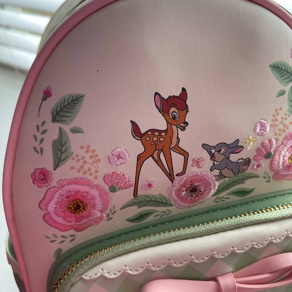 New Loungefly Bambi Springtime Mini Backpack - Picture 3 of 16